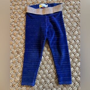 Mini Biden navy blue and gold leggings